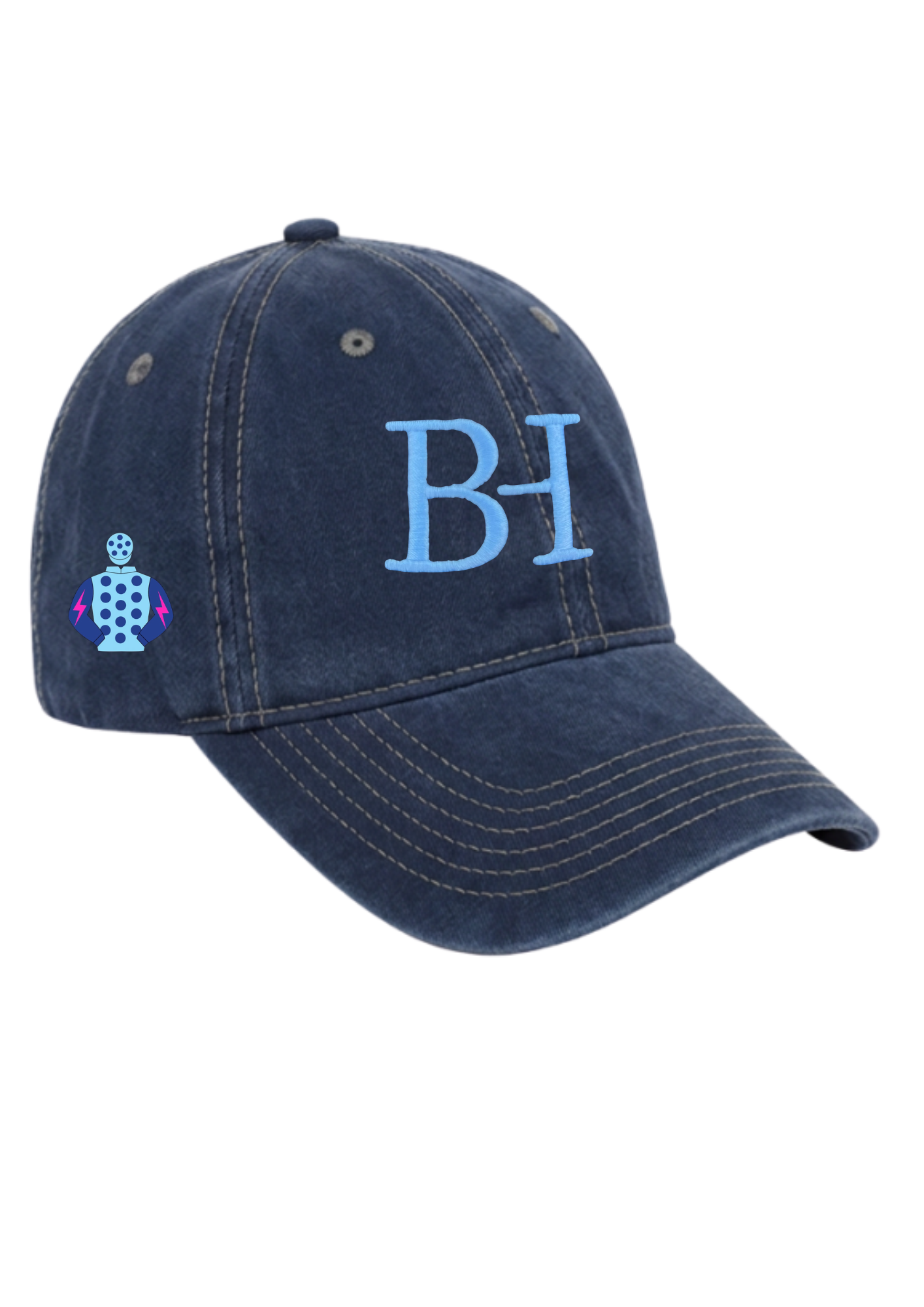 Bluish Hue Premium Soft Cotton Cap