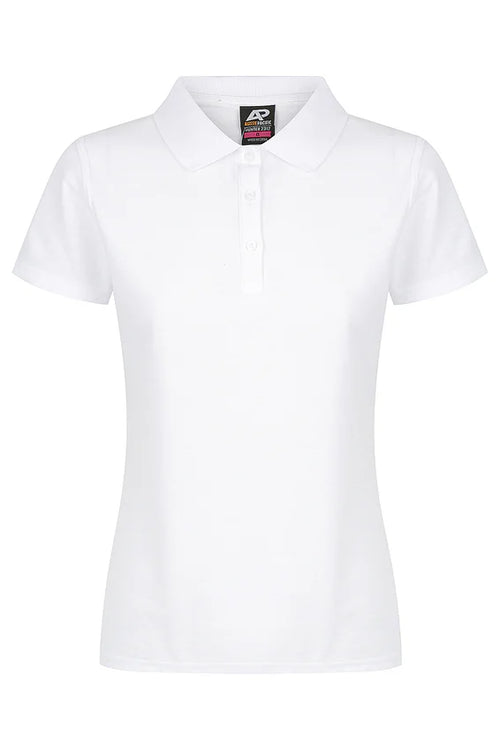 Classic Women's White Polo Shirt - Valouri