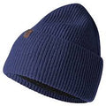 Navy Blue Cuffed Recycled Wool Beanie