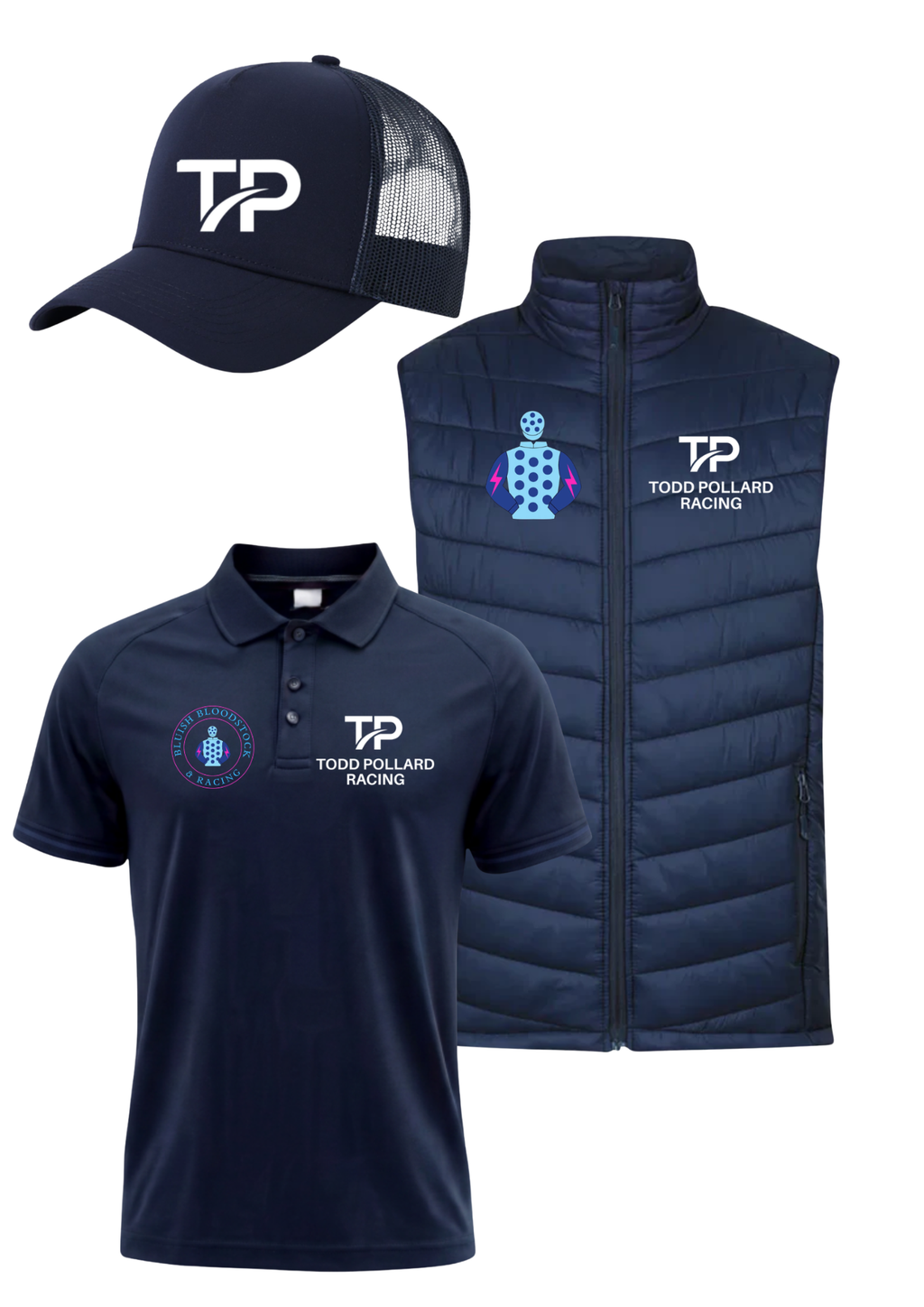TPR Trucker Cap, Men's Classic Polo & Vest Pack